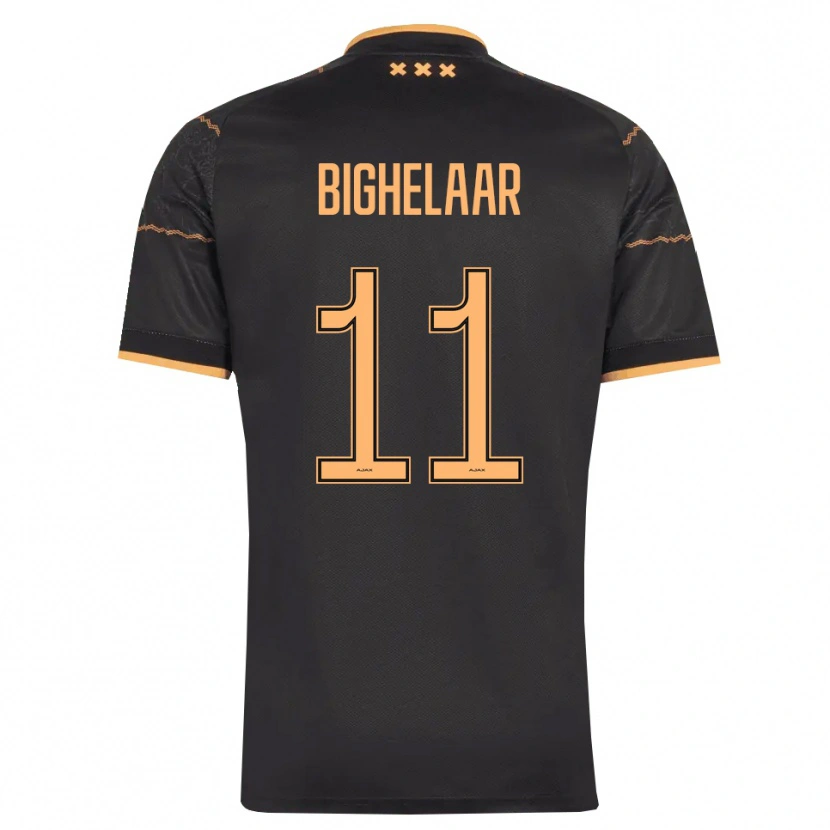 Danxen Kinderen Marjolijn Van Den Bighelaar #11 Zwart Oranje Uitshirt Uittenue 2026/27 T-Shirt België