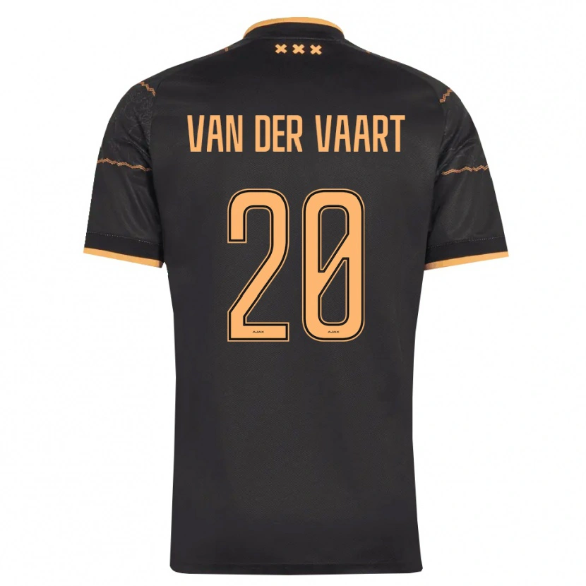 Danxen Kinderen Damian Van Der Vaart #20 Zwart Oranje Uitshirt Uittenue 2026/27 T-Shirt België