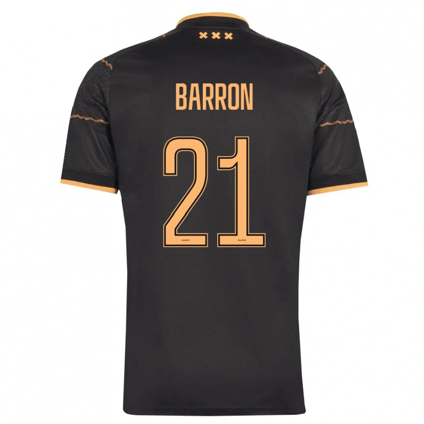 Danxen Kinderen Eternal Barron #21 Zwart Oranje Uitshirt Uittenue 2026/27 T-Shirt België