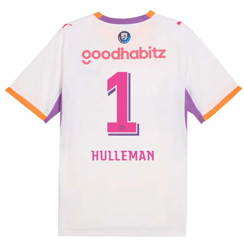 Danxen Kinderen Daan Hulleman #1 Wit Paars Oranje Uitshirt Uittenue 2026/27 T-Shirt België