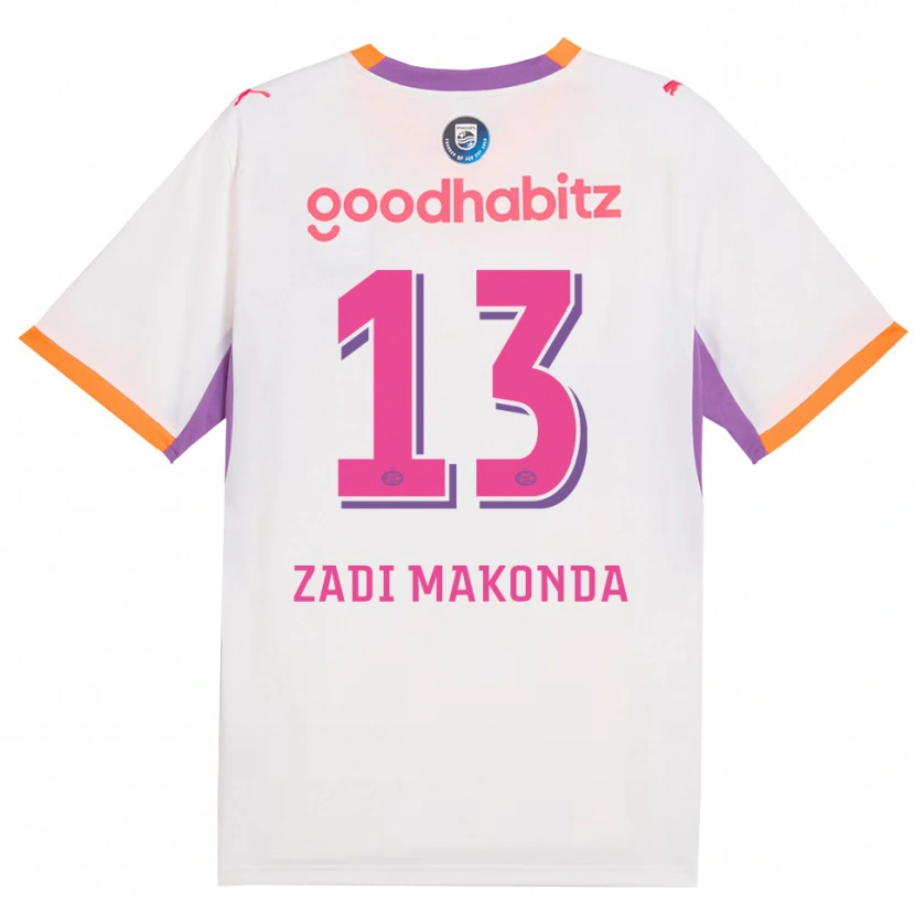 Danxen Kinderen David Zadi Makonda #13 Wit Paars Oranje Uitshirt Uittenue 2026/27 T-Shirt België