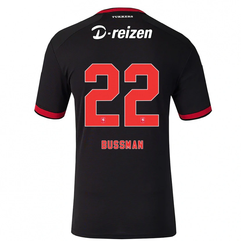Danxen Kinderen Fiene Bussman #22 Rood Wit Zwart Uitshirt Uittenue 2026/27 T-Shirt België