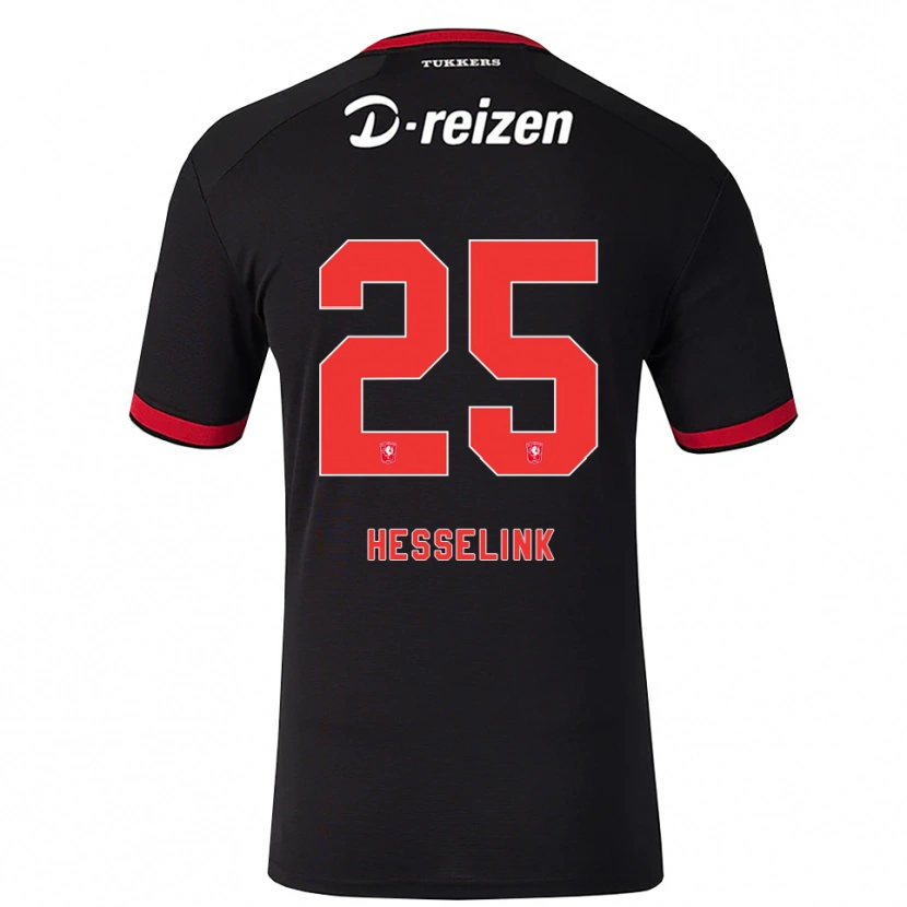 Danxen Kinderen Lucas Vennegoor Of Hesselink #25 Rood Wit Zwart Uitshirt Uittenue 2026/27 T-Shirt België
