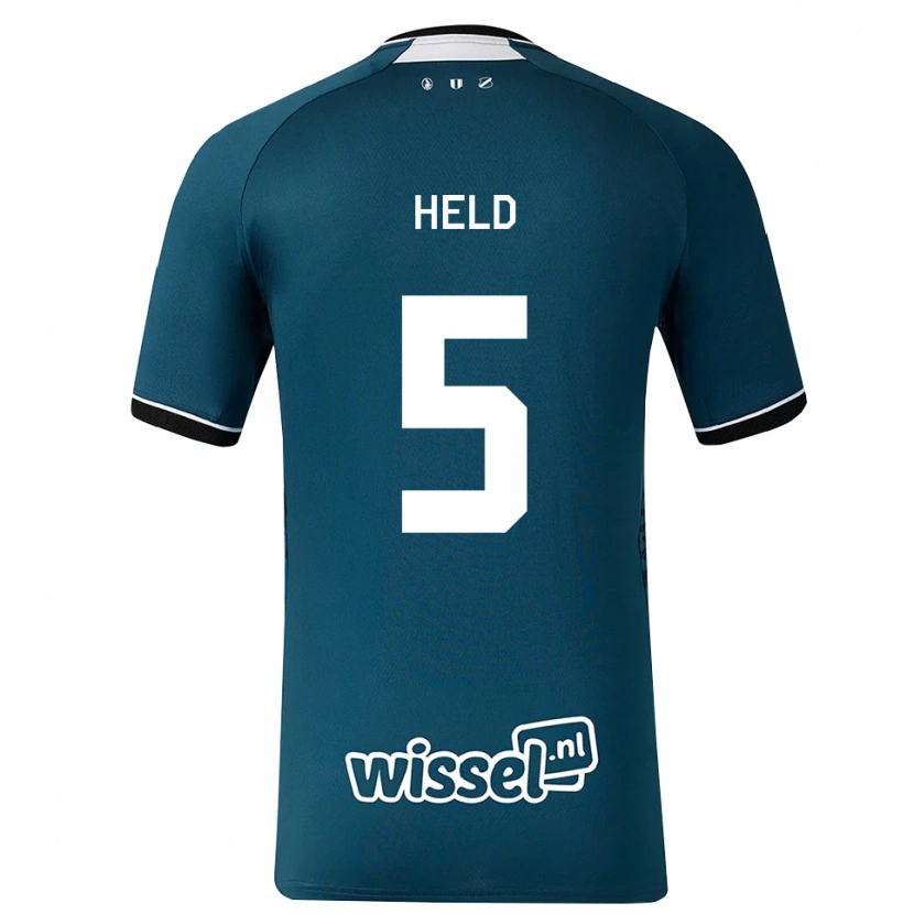Danxen Kinderen Nazjir Held #5 Donkerleigrijs Wit Uitshirt Uittenue 2026/27 T-Shirt België