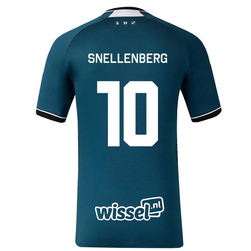 Danxen Kinderen Maxime Snellenberg #10 Donkerleigrijs Wit Uitshirt Uittenue 2026/27 T-Shirt België