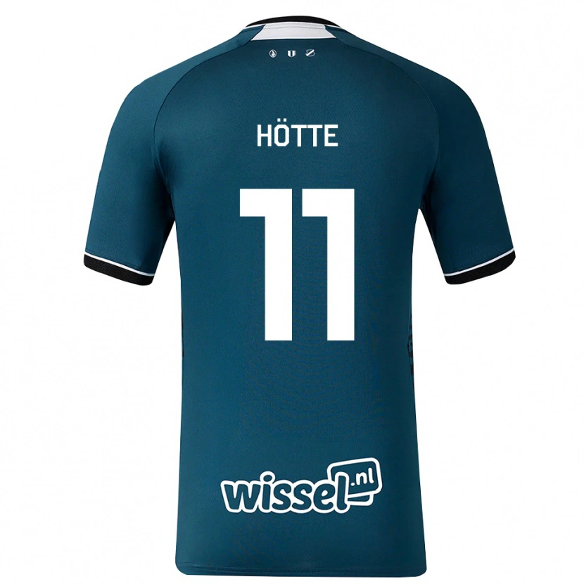 Danxen Kinderen Ties Hötte #11 Donkerleigrijs Wit Uitshirt Uittenue 2026/27 T-Shirt België
