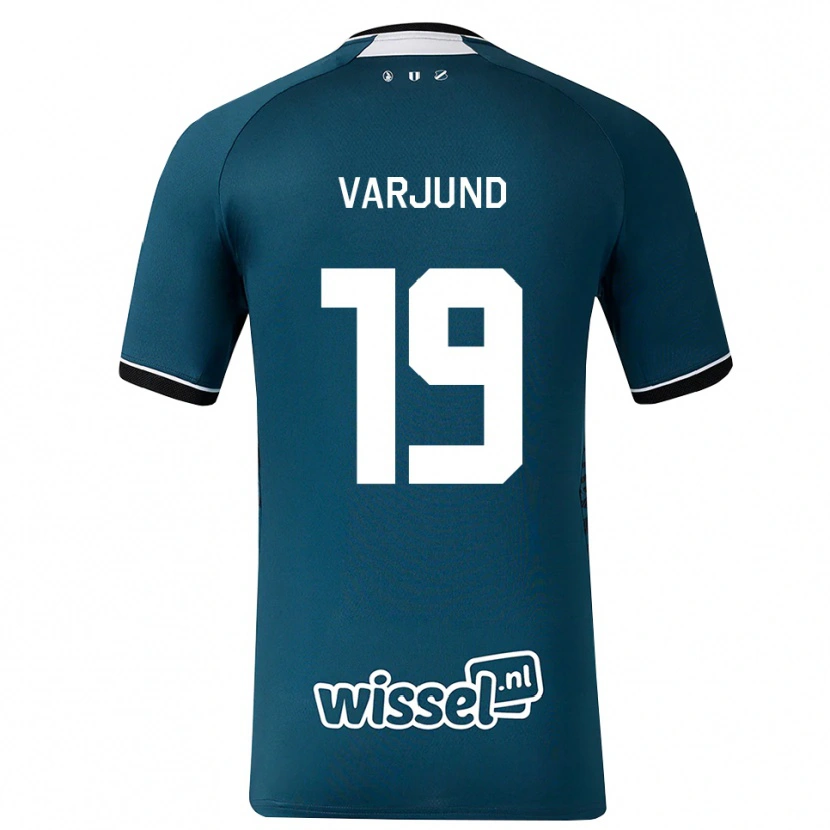 Danxen Kinderen Tony Varjund #19 Donkerleigrijs Wit Uitshirt Uittenue 2026/27 T-Shirt België
