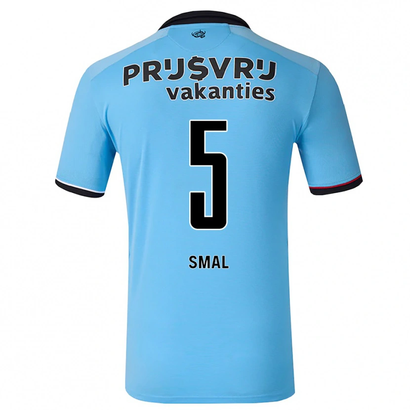Danxen Kinderen Gijs Smal #5 Diephemelsblauw Zwart Rood Uitshirt Uittenue 2026/27 T-Shirt België