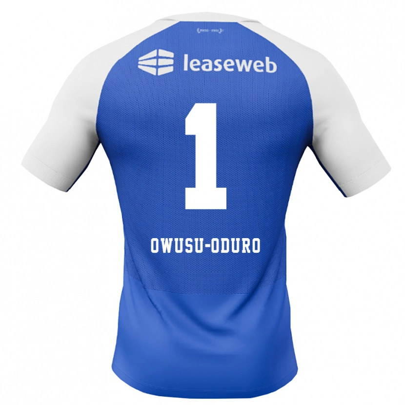Danxen Kinderen Rome-Jayden Owusu-Oduro #1 Hemelsblauw Rood Wit Uitshirt Uittenue 2026/27 T-Shirt België