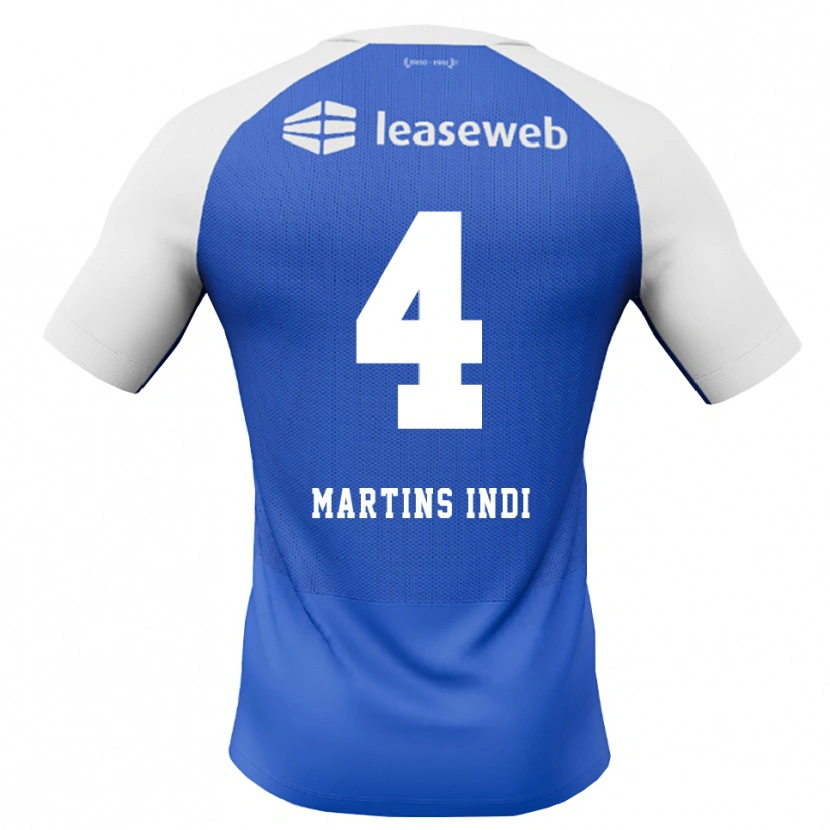 Danxen Kinderen Bruno Martins Indi #4 Hemelsblauw Rood Wit Uitshirt Uittenue 2026/27 T-Shirt België