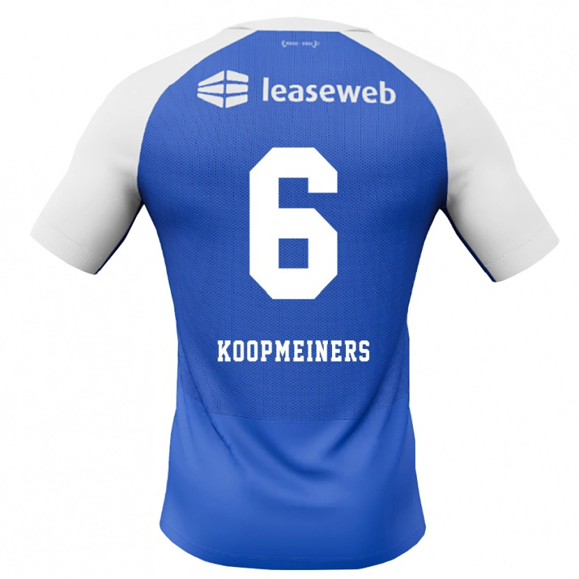 Danxen Kinderen Peer Koopmeiners #6 Hemelsblauw Rood Wit Uitshirt Uittenue 2026/27 T-Shirt België