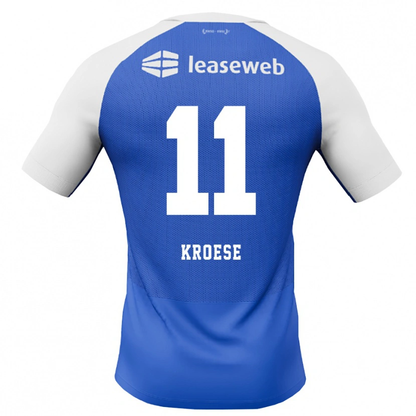 Danxen Kinderen Fieke Kroese #11 Hemelsblauw Rood Wit Uitshirt Uittenue 2026/27 T-Shirt België
