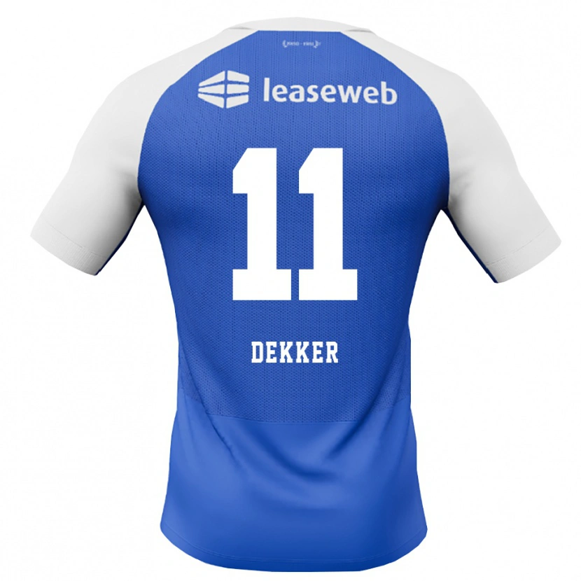 Danxen Kinderen Isabella Dekker #11 Hemelsblauw Rood Wit Uitshirt Uittenue 2026/27 T-Shirt België