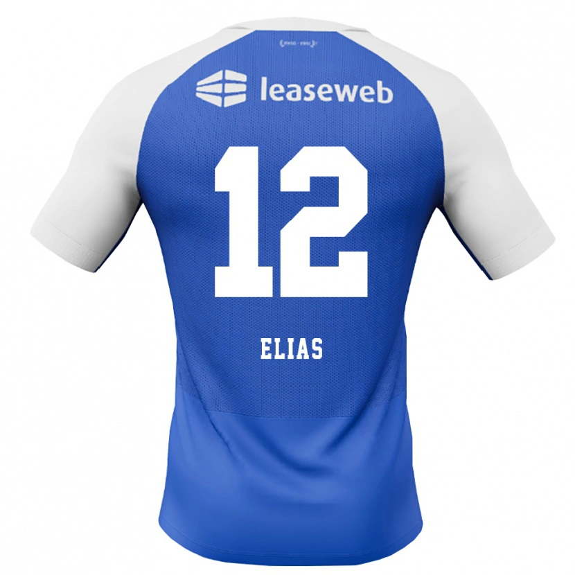 Danxen Kinderen Janoa Elias #12 Hemelsblauw Rood Wit Uitshirt Uittenue 2026/27 T-Shirt België