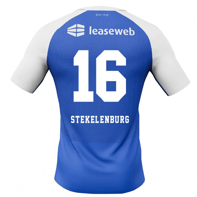 Danxen Kinderen Sem Stekelenburg #16 Hemelsblauw Rood Wit Uitshirt Uittenue 2026/27 T-Shirt België