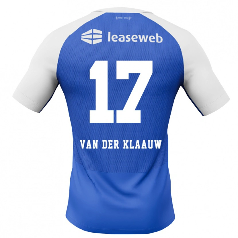 Danxen Kinderen Deacon Van Der Klaauw #17 Hemelsblauw Rood Wit Uitshirt Uittenue 2026/27 T-Shirt België