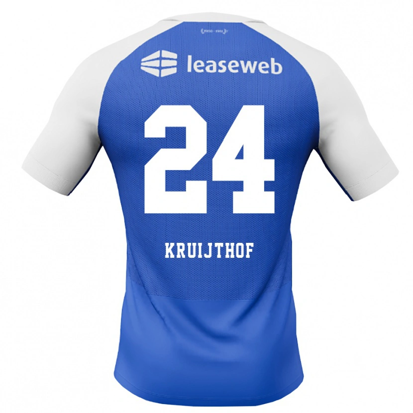 Danxen Kinderen Annemiek Kruijthof #24 Hemelsblauw Rood Wit Uitshirt Uittenue 2026/27 T-Shirt België