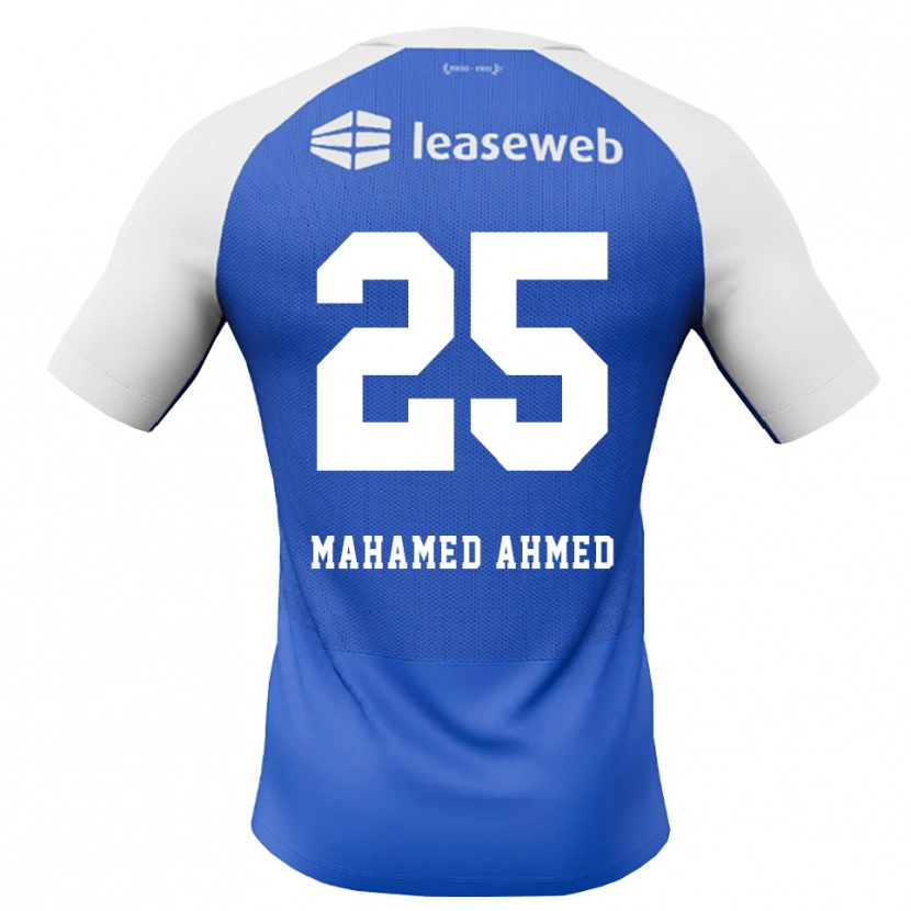 Danxen Kinderen Nuur Mahamed Ahmed #25 Hemelsblauw Rood Wit Uitshirt Uittenue 2026/27 T-Shirt België