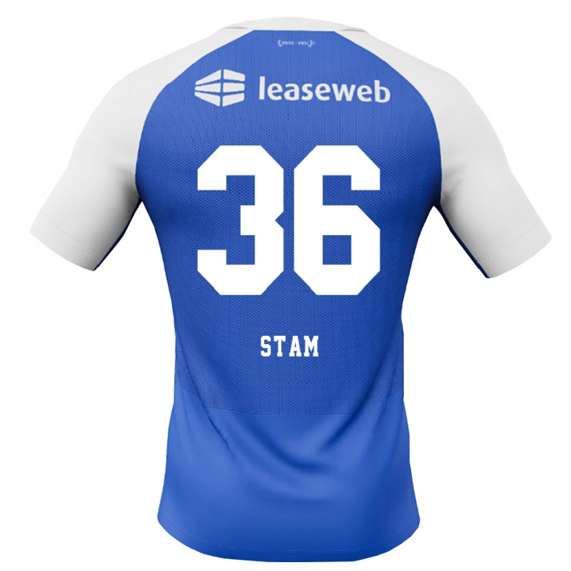 Danxen Kinderen Finn Stam #36 Hemelsblauw Rood Wit Uitshirt Uittenue 2026/27 T-Shirt België