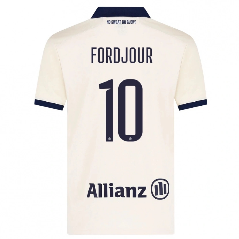 Danxen Kinderen Richmond Fordjour #10 Beige Zwart Uitshirt Uittenue 2026/27 T-Shirt België