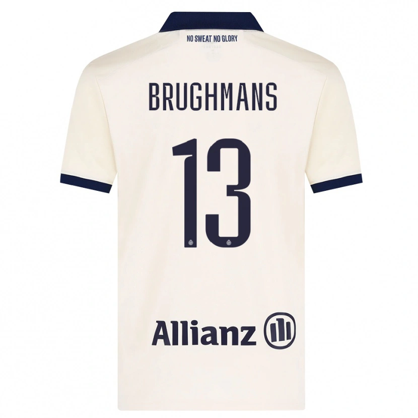 Danxen Kinderen Beau Brughmans #13 Beige Zwart Uitshirt Uittenue 2026/27 T-Shirt België
