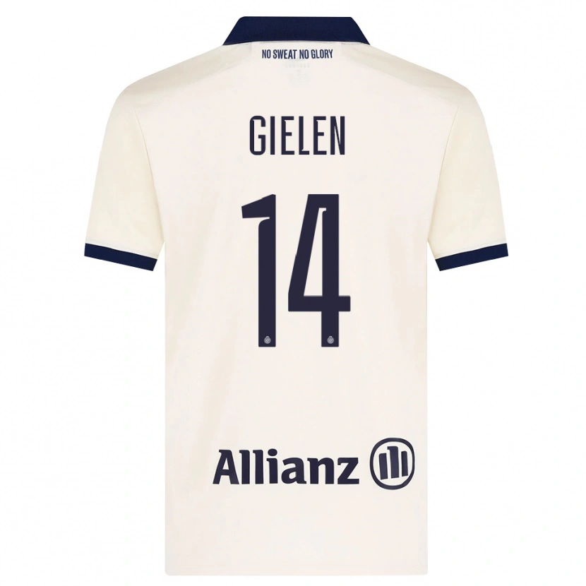 Danxen Kinderen Sterre Gielen #14 Beige Zwart Uitshirt Uittenue 2026/27 T-Shirt België