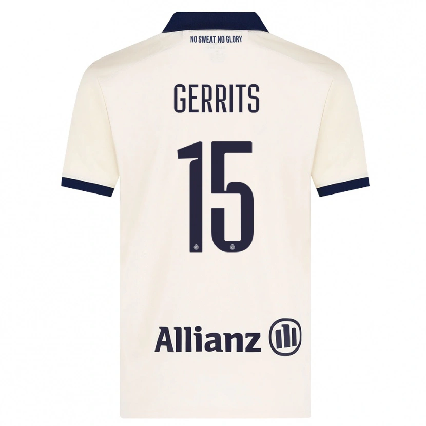 Danxen Kinderen Melanie Gerrits #15 Beige Zwart Uitshirt Uittenue 2026/27 T-Shirt België