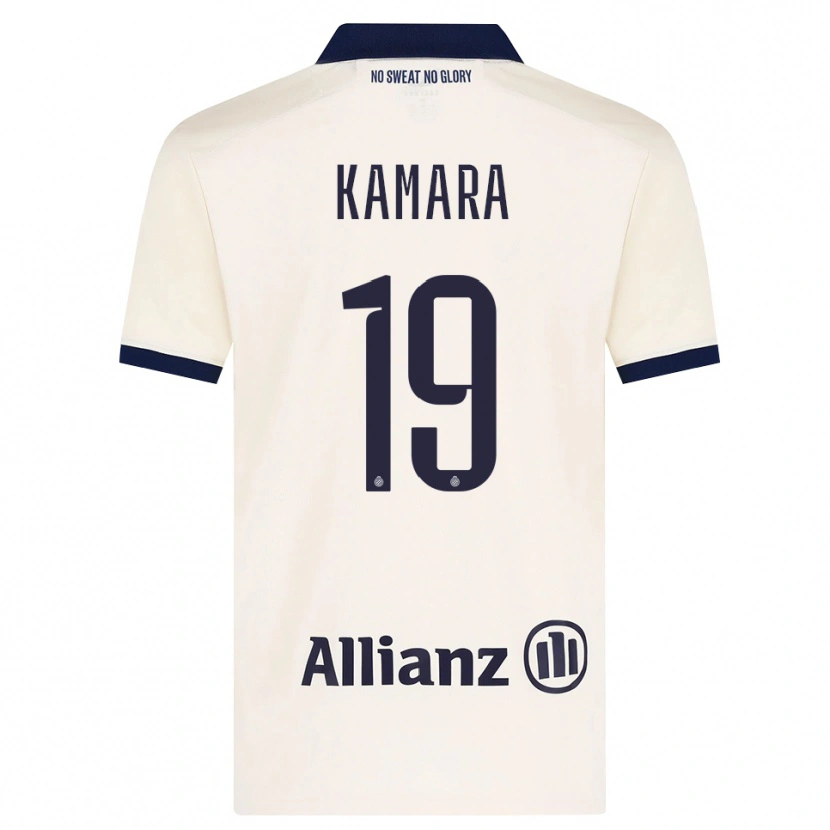 Danxen Kinderen Al-Hassan Kamara #19 Beige Zwart Uitshirt Uittenue 2026/27 T-Shirt België