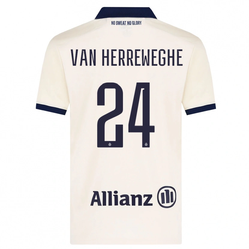 Danxen Kinderen Febe Van Herreweghe #24 Beige Zwart Uitshirt Uittenue 2026/27 T-Shirt België