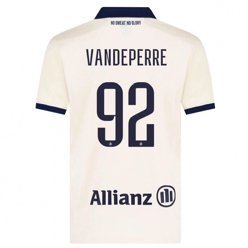Danxen Kinderen Alexander Vandeperre #92 Beige Zwart Uitshirt Uittenue 2026/27 T-Shirt België