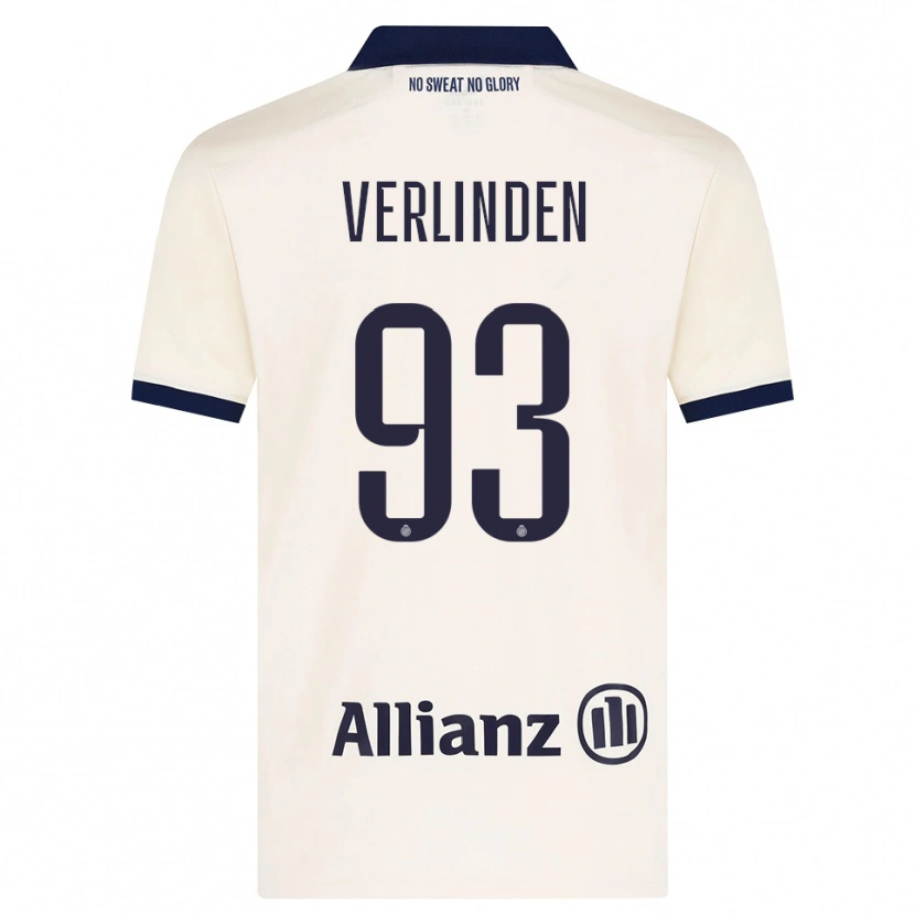 Danxen Kinderen Wout Verlinden #93 Beige Zwart Uitshirt Uittenue 2026/27 T-Shirt België