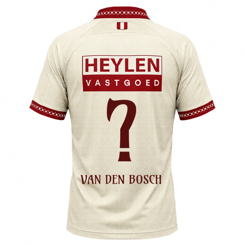 Danxen Kinderen Cisse Van Den Bosch #0 Beige Rood Uitshirt Uittenue 2026/27 T-Shirt België