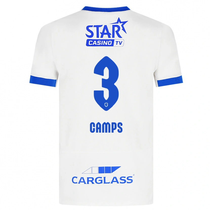 Danxen Kinderen Romy Camps #3 Wit Blauw Uitshirt Uittenue 2026/27 T-Shirt België