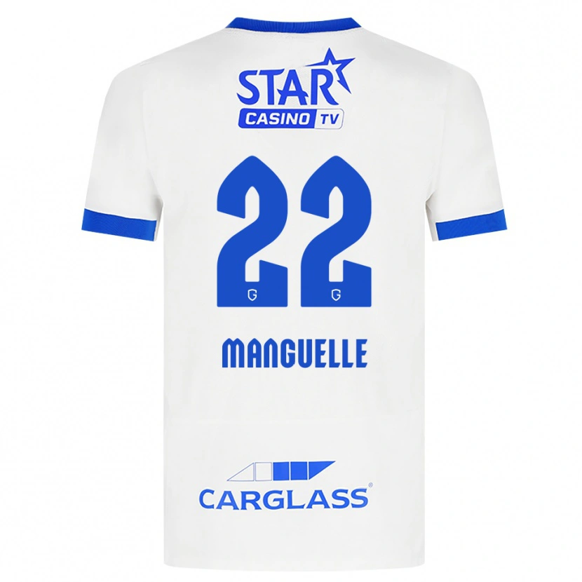 Danxen Kinderen Brad Manguelle #22 Wit Blauw Uitshirt Uittenue 2026/27 T-Shirt België