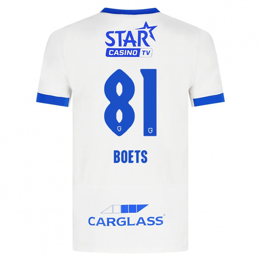 Danxen Kinderen Keo Boets #81 Wit Blauw Uitshirt Uittenue 2026/27 T-Shirt België