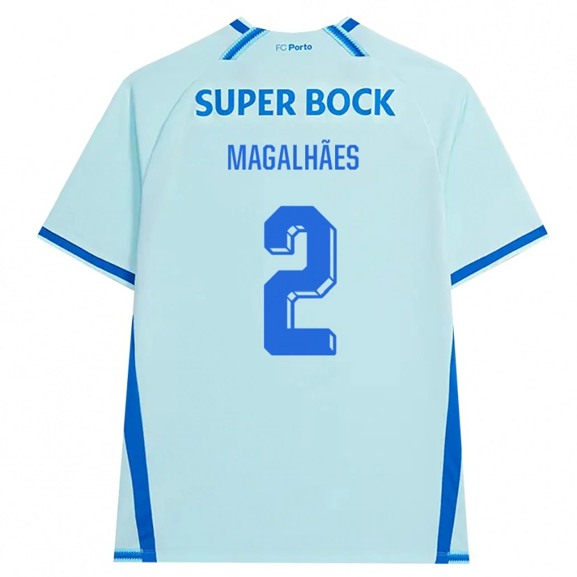 Danxen Kinderen Rafael Magalhães #2 Licht Hemelsblauw Blauw Thuisshirt Derde Tenue 2026/27 T-Shirt België