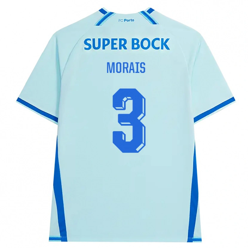 Danxen Kinderen Rodrigo Morais #3 Licht Hemelsblauw Blauw Thuisshirt Derde Tenue 2026/27 T-Shirt België