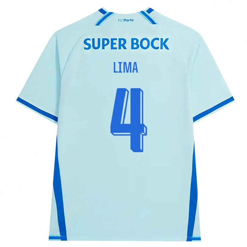 Danxen Kinderen Karoline Lima #4 Licht Hemelsblauw Blauw Thuisshirt Derde Tenue 2026/27 T-Shirt België