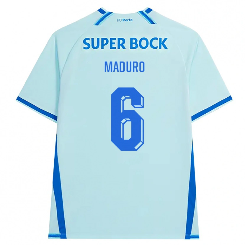 Danxen Kinderen Henrique Maduro #6 Licht Hemelsblauw Blauw Thuisshirt Derde Tenue 2026/27 T-Shirt België