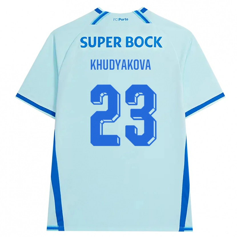 Danxen Kinderen Verónica Khudyakova #23 Licht Hemelsblauw Blauw Thuisshirt Derde Tenue 2026/27 T-Shirt België