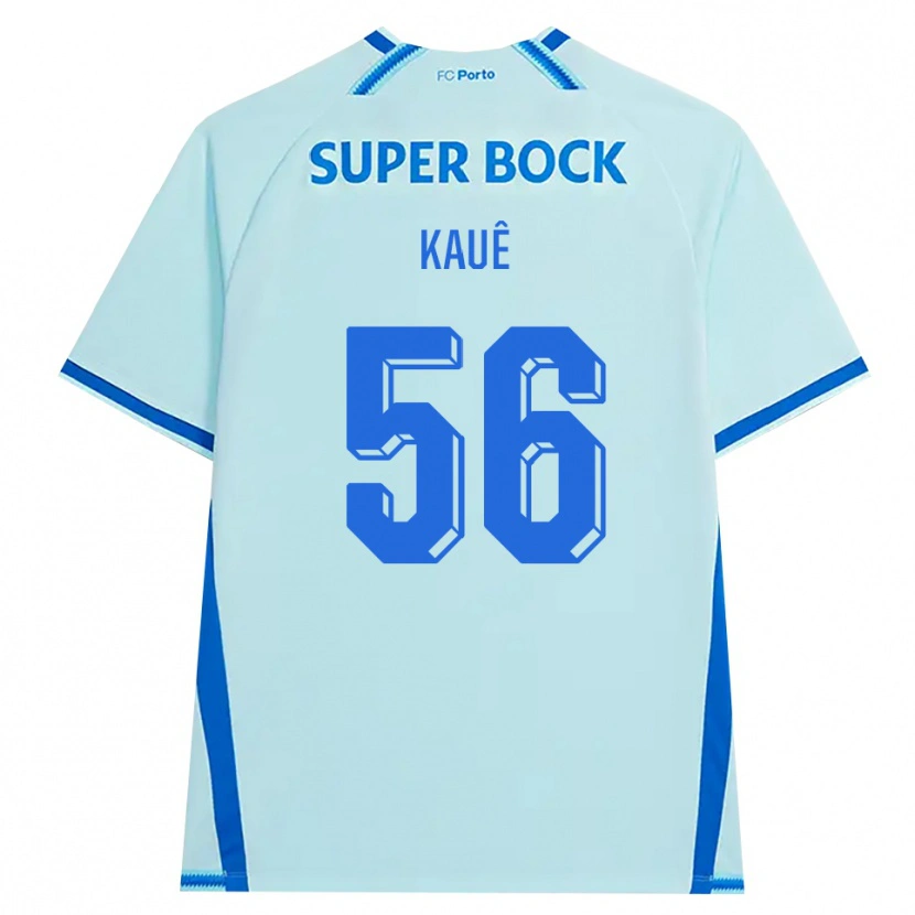 Danxen Kinderen Kauê Rodrigues Pessanha #56 Licht Hemelsblauw Blauw Thuisshirt Derde Tenue 2026/27 T-Shirt België