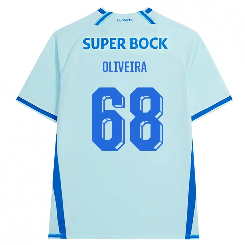 Danxen Kinderen André Oliveira #68 Licht Hemelsblauw Blauw Thuisshirt Derde Tenue 2026/27 T-Shirt België