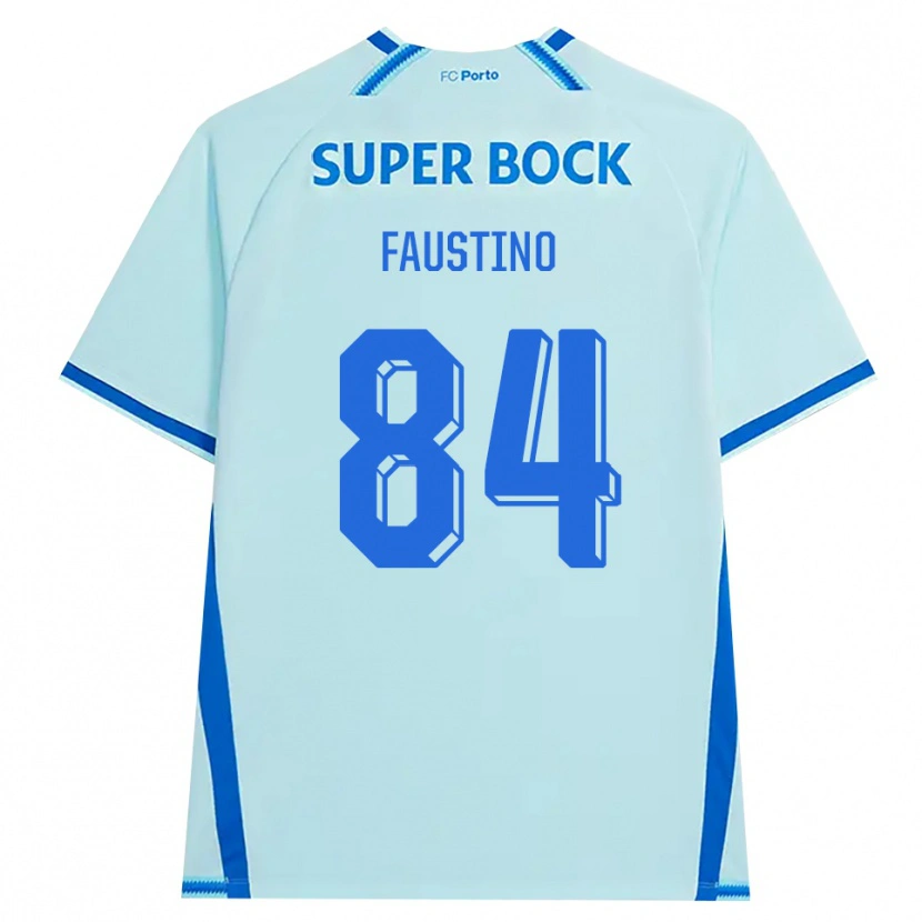 Danxen Kinderen Levi Faustino #84 Licht Hemelsblauw Blauw Thuisshirt Derde Tenue 2026/27 T-Shirt België
