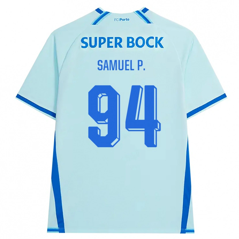 Danxen Kinderen Samuel #94 Licht Hemelsblauw Blauw Thuisshirt Derde Tenue 2026/27 T-Shirt België