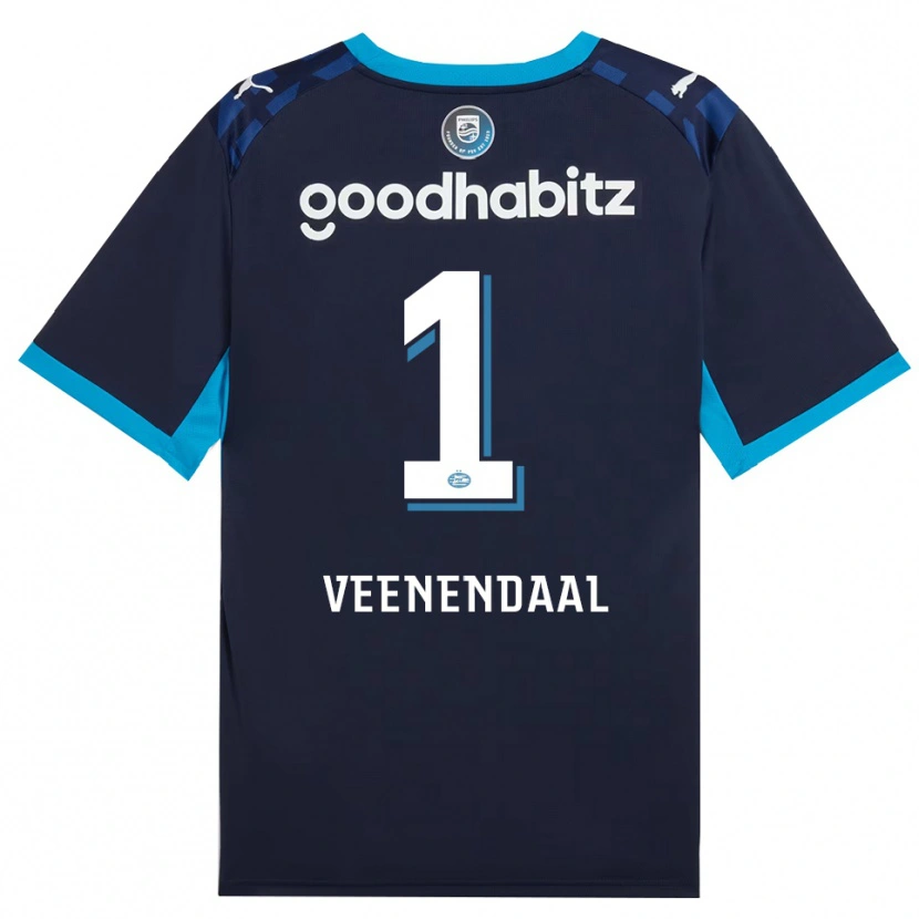 Danxen Kinderen Sari Van Veenendaal #1 Hemelsblauw Koninklijkblauw Thuisshirt Derde Tenue 2026/27 T-Shirt België