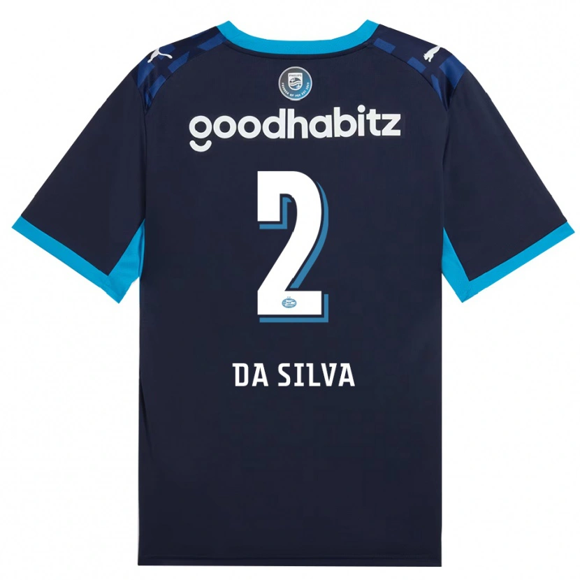 Danxen Kinderen Aston Da Silva #2 Hemelsblauw Koninklijkblauw Thuisshirt Derde Tenue 2026/27 T-Shirt België