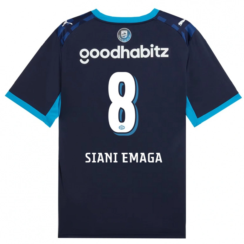 Danxen Kinderen Ezechiel Siani Emaga #8 Hemelsblauw Koninklijkblauw Thuisshirt Derde Tenue 2026/27 T-Shirt België