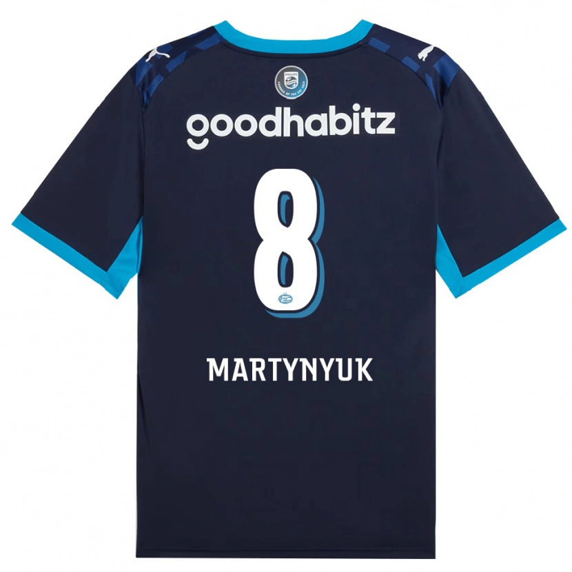 Danxen Kinderen Anton Martynyuk #8 Hemelsblauw Koninklijkblauw Thuisshirt Derde Tenue 2026/27 T-Shirt België