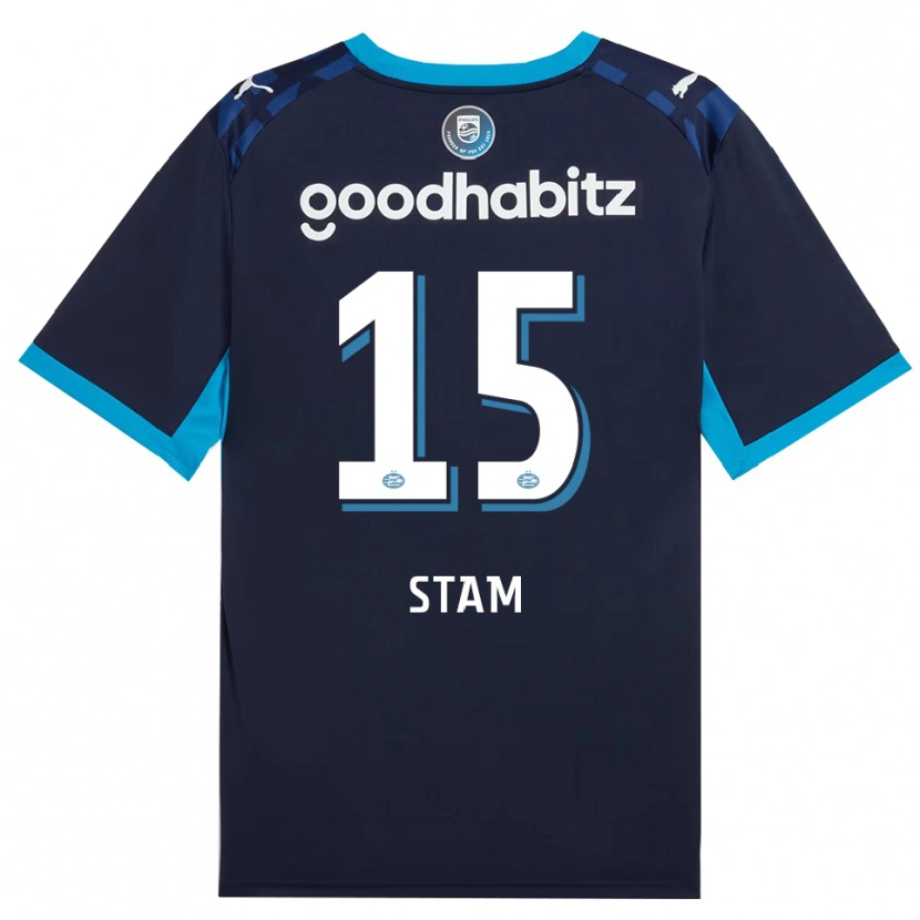 Danxen Kinderen Dyran Stam #15 Hemelsblauw Koninklijkblauw Thuisshirt Derde Tenue 2026/27 T-Shirt België