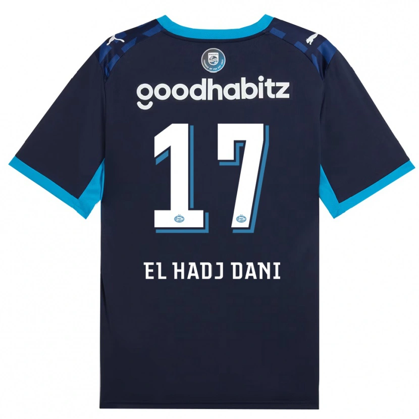 Danxen Kinderen Soudais El Hadj Dani #17 Hemelsblauw Koninklijkblauw Thuisshirt Derde Tenue 2026/27 T-Shirt België